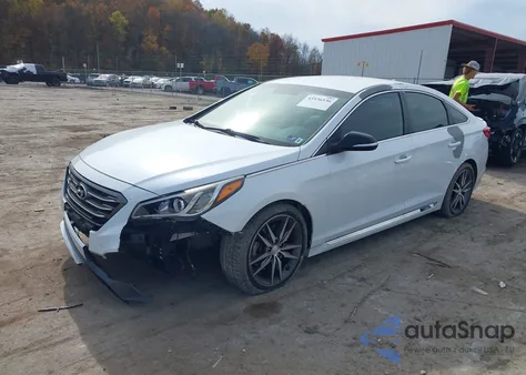 2017 Hyundai Sonata Sport 2.0T from USA, damaged, VIN 5NPE34AB5HH508628